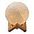 Luminária Lua Cheia 3D Abajur Decorativa Usb Com Suporte - Imagem 6