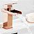 Torneira Banheiro Mistura Cuba Pia Cascata Baixa Luxo T103-06 Rosa Gold Luuk You - Imagem 5