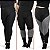 3x Calças PlusSize Lisa, Mescla e Estampado - Imagem 1