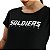 Camiseta Preta Cropped Soldiers Nutrition - Imagem 2