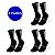 3 Pares, Meias esportivas profissionais com estampa de letras JCOLOUR, Meias grossas - Imagem 6