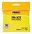 Bloco Adesivo "Post it" 76x102mm Amarelo Neon c/100 folhas - Pimaco - Imagem 1