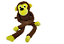 Pelúcia Macaco para redução de ansiedade - Imagem 1