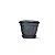Vaso Plástico Romano Nutriplan Preto Nº 1 - Imagem 1