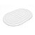 Tapete Multiuso Branco Oval 40cm x 60cm - Kapazi - Imagem 5