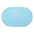 Tapete Multiuso Azul Claro Oval 40cm x 60cm - Kapazi - Imagem 1