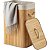 Cesto de Roupas Dobrável Bambu Premium Retangular 60cm Multiuso - Imagem 1