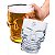 Kit 2 Canecas Chopp Cerveja Vidro Caveira 450 Ml - Imagem 3