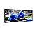 Quadro Decorativo Barcelona Flor Azul 35x100cm - Imagem 4