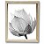 Quadro Decorativo Flor Preto e Branco 20x25cm - FLOC20250084 - Imagem 2