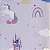 Papel de Parede Infantil Unicórnio Lilás - Coleção Yoyo 2 Kantai - Imagem 2