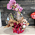 Orquídea com 2 Hastes + Ursinho – Presente Especial com Embalagem Decorada - Imagem 1