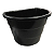 Kit com 5 Vasos de Parede para Jardim, Horta Vertical e Orquídeas – Preto - Imagem 3