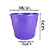 Kit 5 Cachepots Coloridos 1,2L Utiliplas para Decoração - Imagem 6