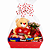 Cesta de Chocolates + Pelúcia + Kalanchoe - Imagem 1