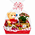 Cesta de Chocolates com Ferrero e Kalanchoe - Imagem 1