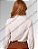 Camisa Social Feminina Com Dois Bolsos Frontais Produzida em Viscolinho Premium - Imagem 5