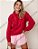 Blusa De Moletom Flanelada Sem Zíper Com Capuz Modelo Canguru - Imagem 4