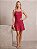 Vestido Curto Texturizado com Barra em Babado - Imagem 4