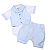 Conjunto Social para Bebês - Body, Colete, Bermuda e Gravata Borboleta - Imagem 1