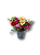 Arranjo de Flores Coloridas em Balde Decorativo - Imagem 1