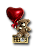 Doce Sentimento - Urso de Pelúcia com Chocolate Ferrero Rocher e Balão - Imagem 1