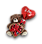 Doce Amor - Urso de Pelúcia com Chocolates e Balão - Imagem 1