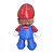 Boneco Action Figure Super Mario Bros 3D - Imagem 4