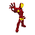 Boneco Action Figure Homem De Ferro 3D - Imagem 1