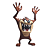 Boneco Action Figure Taz-Mania 3D - Imagem 2
