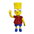 Boneco Action Figure Bart Simpson 3D - Imagem 1