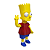 Boneco Action Figure Bart Simpson 3D - Imagem 2
