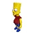 Boneco Action Figure Bart Simpson 3D - Imagem 3