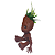 Boneco Action Figure e Mini Vaso Baby Groot 3D - Imagem 2