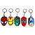 Kit 05 Chaveiros Super Heróis Marvel - Imagem 1