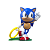 Boneco Action Figure 3D Sonic Clássico - Imagem 2