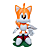 Boneco Action Figure 3D Tails (Sonic) - Imagem 1