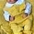 Saída Maternidade 4 peças Luana Amarelo Baby - Imagem 4