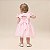 Vestido Bebê Pérolas Na Saia De Tule Rosa Festa Luxo Cattai - Imagem 2