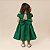 VESTIDO LISO COM BORDADO DE LANTEJOULA VERDE - Imagem 2