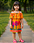 Vestido Alice barrado laranja - Imagem 4