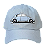 Boné Dad Hat Fusca Azul Claro Vintage Retro - Imagem 2