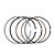 Anel P/ Pistao Kmp Burgman 125 I 11/15  Std - Imagem 1