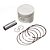 Pistao Kit C/anel Kmp Ybr/xtz 125 0.25 - Imagem 1