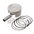 Pistao Kit C/anel  Kmp Dyamond Fazer 250 - Lander 250 1.00 - Imagem 1