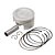 Pistao Kit C/anel  Kmp Dyamond Fazer 250 - Lander 250 0.25 - Imagem 1