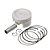 Pistao Kit C/anel  Kmp Dyamond Fazer 250 - Lander 250 0.50 - Imagem 1