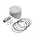 Pistao Kit C/anel Kmp Elite 125 18/ 0.25 - Imagem 1