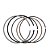 Anel P/ Pistao Kmp Dyamond Pcx 150 14/15 0.25 - Imagem 1
