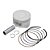 Pistao Kit C/anel  Kmp Dyamond 400 Falcon 0.50 - Imagem 1